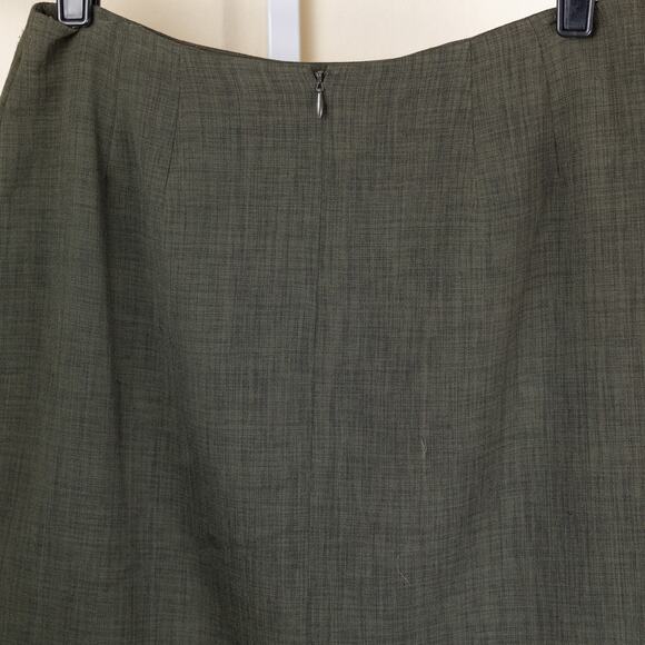 Larry Levine Suits Green 3 pc Set Blazer Skirt Pants 10 - Picture 9 of 9